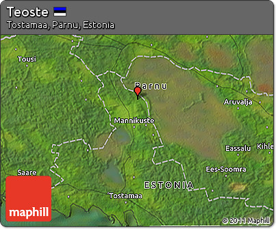 Satellite 3D Map of Teoste