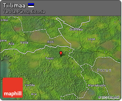 Satellite 3D Map of Tiilimaa