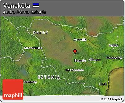 Satellite 3D Map of Vanaküla