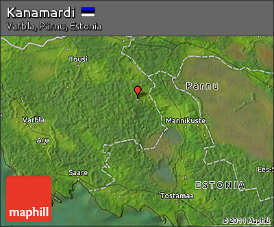 Satellite 3D Map of Kanamardi