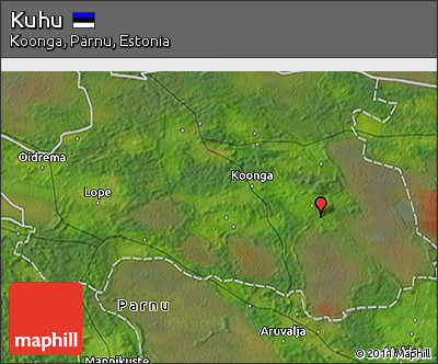 Satellite 3D Map of Kuhu
