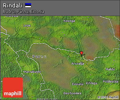 Satellite 3D Map of Rindali