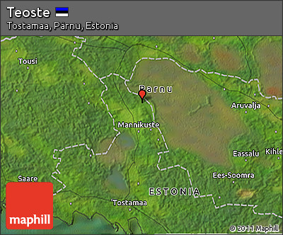 Satellite 3D Map of Teoste