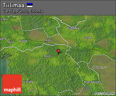 Satellite 3D Map of Tiilimaa