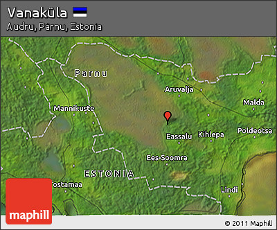 Satellite 3D Map of Vanaküla