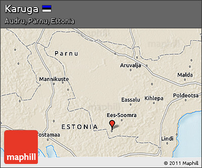 Shaded Relief 3D Map of Karuga