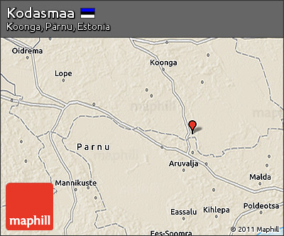 Shaded Relief 3D Map of Kodasmaa