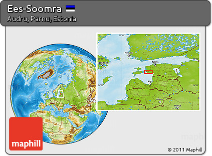 Physical Location Map of Ees-Soomra