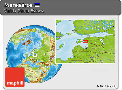 Physical Location Map of Mereäärse