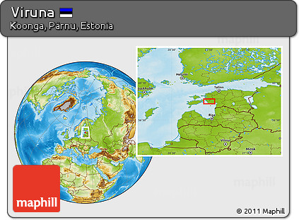Physical Location Map of Viruna