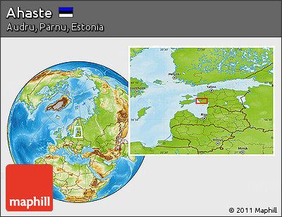 Physical Location Map of Ahaste