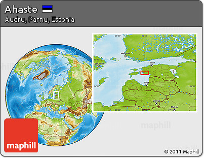 Physical Location Map of Ahaste