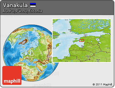 Physical Location Map of Vanaküla