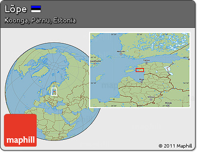 Savanna Style Location Map of Lõpe
