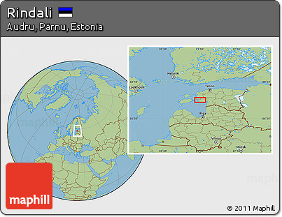 Savanna Style Location Map of Rindali