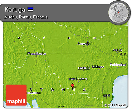 Physical Map of Karuga