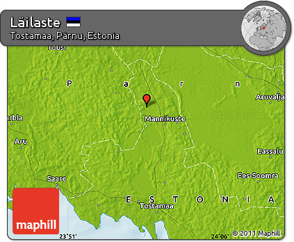 Physical Map of Läilaste