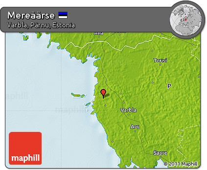 Physical Map of Mereäärse