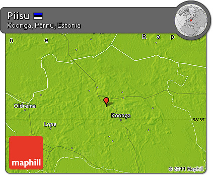Physical Map of Piisu