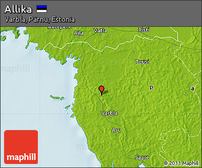 Physical Map of Allika