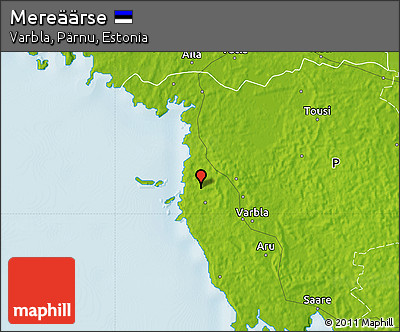 Physical Map of Mereäärse