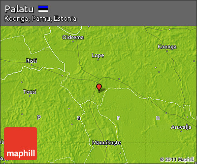 Physical Map of Palatu