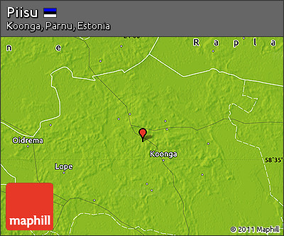 Physical Map of Piisu