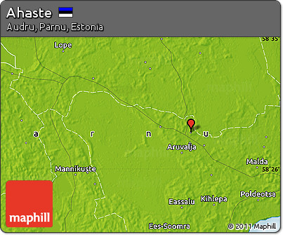 Physical Map of Ahaste