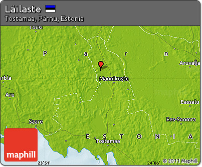 Physical Map of Läilaste