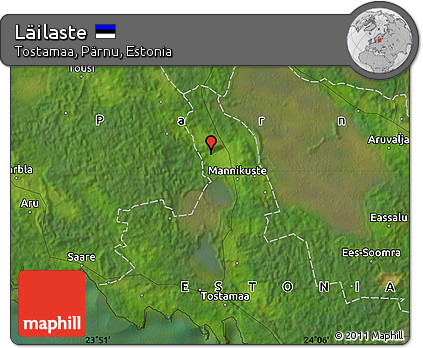 Satellite Map of Läilaste