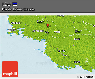 Physical Panoramic Map of Lõo