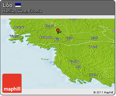 Physical Panoramic Map of Lõo