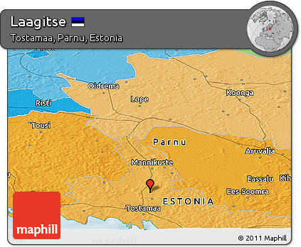 Political Panoramic Map of Laagitse