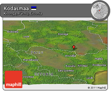 Satellite Panoramic Map of Kodasmaa