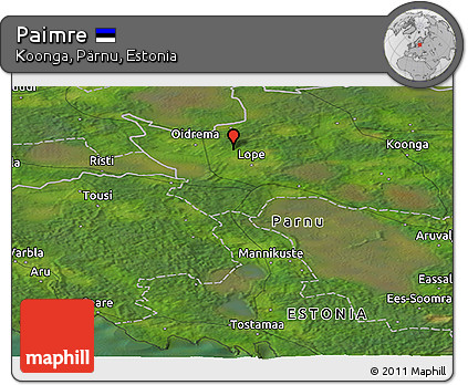 Satellite Panoramic Map of Paimre