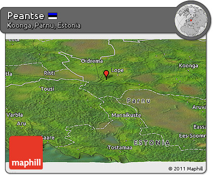Satellite Panoramic Map of Peantse