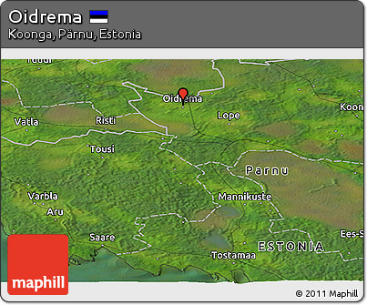 Satellite Panoramic Map of Oidrema