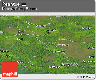 Satellite Panoramic Map of Peantse