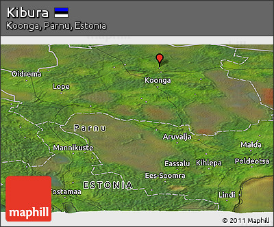 Satellite Panoramic Map of Kibura