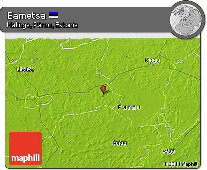Physical 3D Map of Eametsa