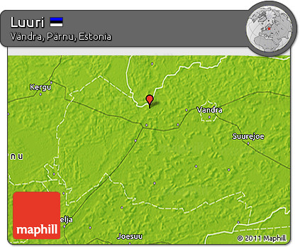 Physical 3D Map of Luuri