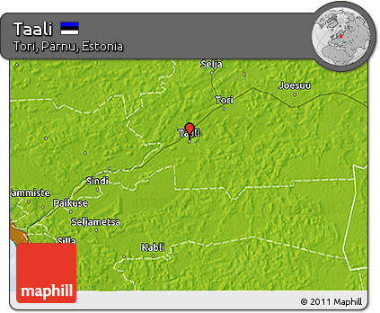 Physical 3D Map of Taali