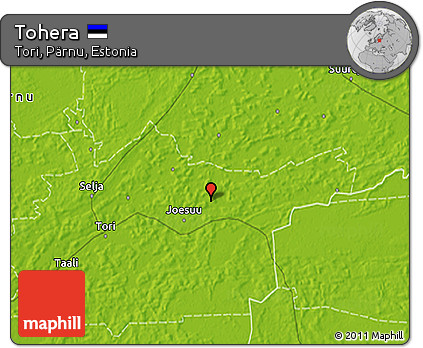 Physical 3D Map of Tohera