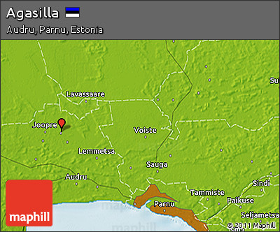 Physical 3D Map of Agasilla