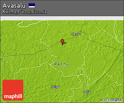 Physical 3D Map of Avasalu