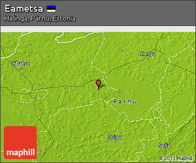 Physical 3D Map of Eametsa