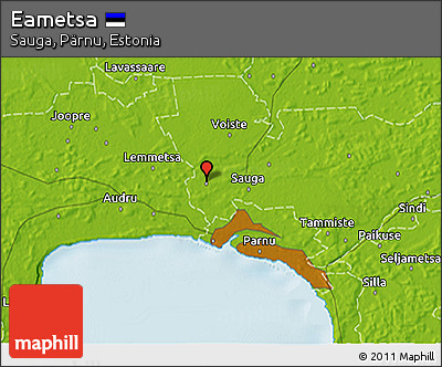 Physical 3D Map of Eametsa