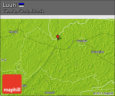 Physical 3D Map of Luuri