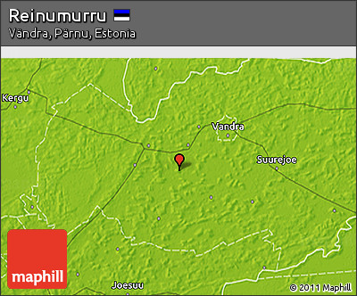 Physical 3D Map of Reinumurru