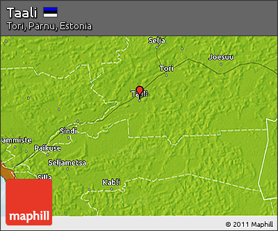 Physical 3D Map of Taali